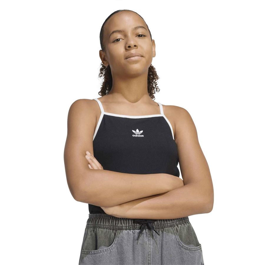 Tank Top canotta slim mini rib da bambina Adidas | KE2492X